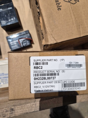 1460580-6 Battery pack mixed models – different capacities and brands