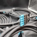 1460586-2 Multi-cable with multi-pole connectors, 6 pcs - robust signal cable system
