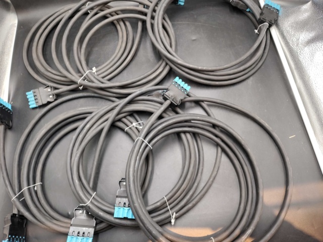 1460587-5 Multi-cable with multi-pole connectors, 6 pcs - robust signal cable system