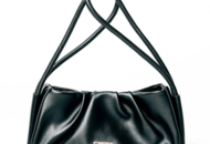 1460702 Leather handbag - Galio of Sweden, nested handles, flexible carrying style