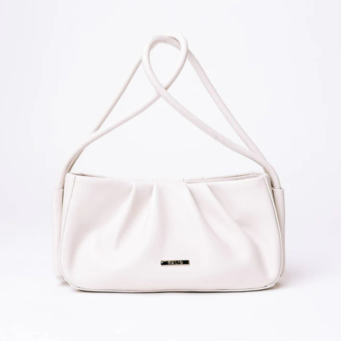 1460719-1 Leather handbag - Galio of Sweden, nested handles, flexible carrying style