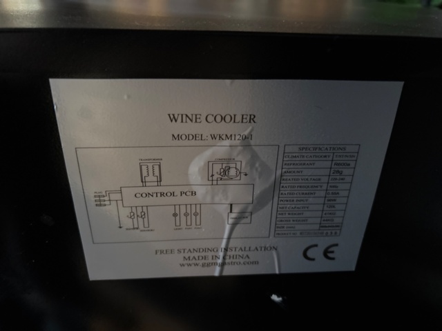 1442233-3 Vinkylar 2 st - GGM Gastro WKM120-1