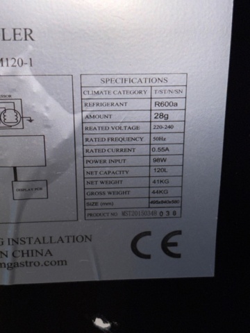 1442233-4 Vinkylar 2 st - GGM Gastro WKM120-1