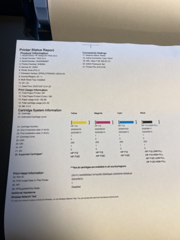 1431590-5 Storformatsskrivare - HP DesignJet T630, -2024