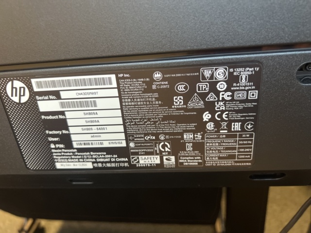 1431590-8 Storformatsskrivare - HP DesignJet T630, -2024