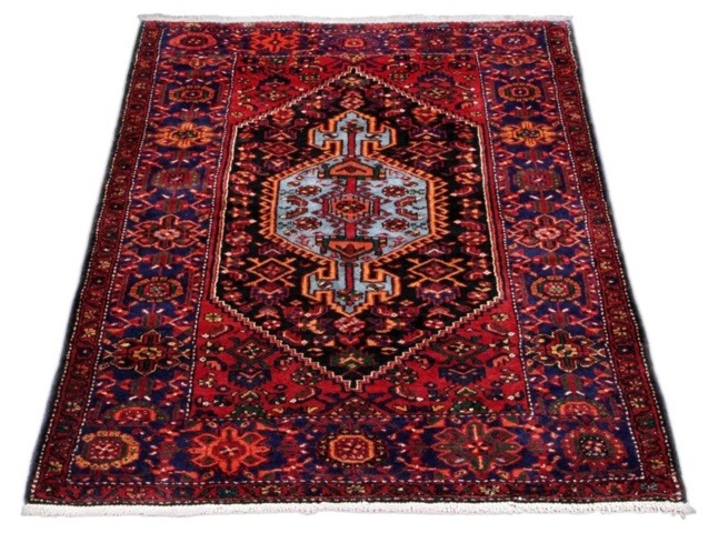 1446593-1 Handknuten Orientaliskt Patinamatta Zanjan 144x213cm (751672)