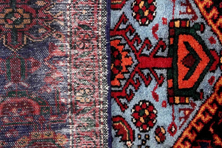 1446593-3 Handknuten Orientaliskt Patinamatta Zanjan 144x213cm (751672)