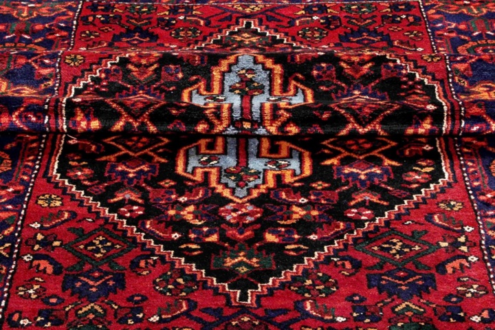 1446593-5 Handknuten Orientaliskt Patinamatta Zanjan 144x213cm (751672)