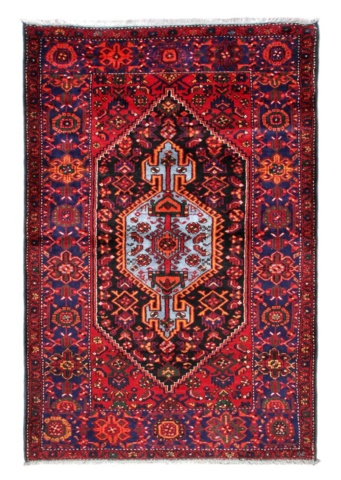 1446593-6 Handknuten Orientaliskt Patinamatta Zanjan 144x213cm (751672)