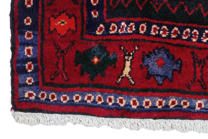 1446594-3 Handknuten Orientaliskt Matta Kurdistan 132x279cm (751698)