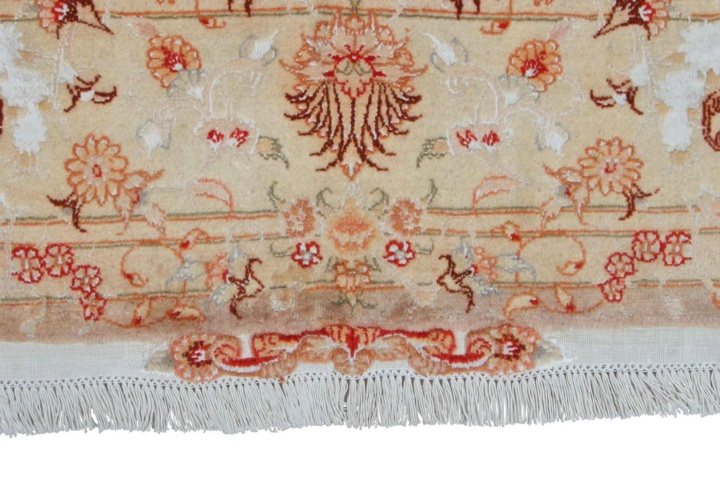 1446595-5 Handknuten Orientaliskt Patinamatta Tabriz 200x312cm (751774)