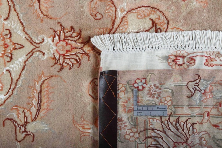 1446595-7 Handknuten Orientaliskt Patinamatta Tabriz 200x312cm (751774)