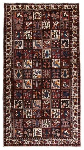 1446596-7 Handknuten Orientaliskt Patinamatta Bakhtiar 163x300cm (751790)