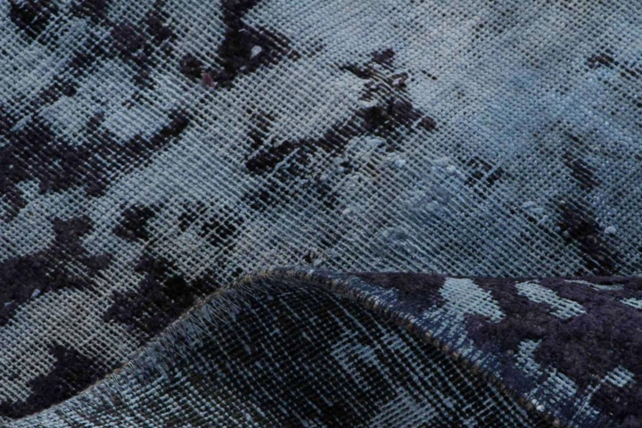 1446597-2 Handknuten Orientaliskt Vintagematta Mörkblå/Blå 250x342cm (751852)