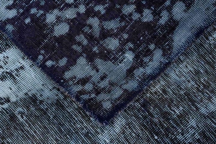 1446597-3 Handknuten Orientaliskt Vintagematta Mörkblå/Blå 250x342cm (751852)