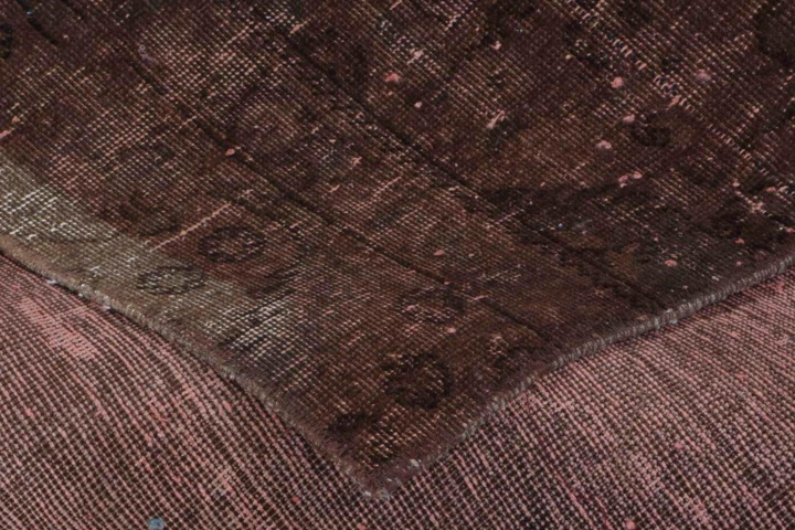 1446598-4 Handknuten Orientaliskt Vintagematta Brun 261x351cm (751857)
