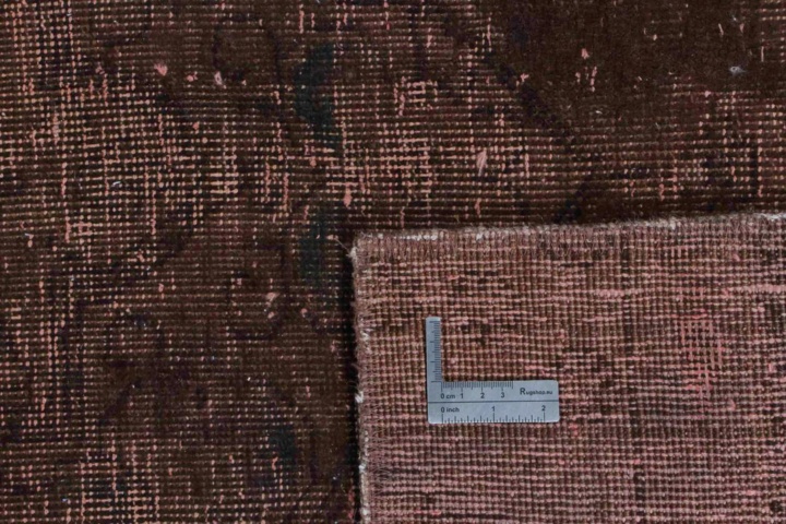 1446598-5 Handknuten Orientaliskt Vintagematta Brun 261x351cm (751857)