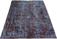 1446603 Handknuten Orientaliskt Vintagematta Blå/Brun 205x295cm (751874)