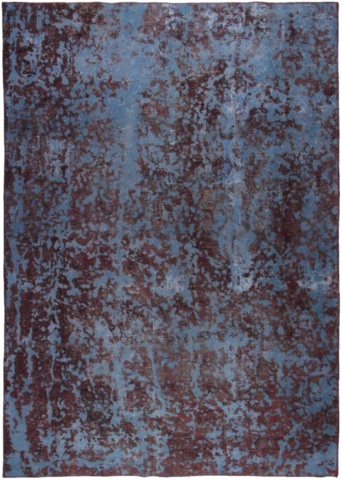 1446603-5 Handknuten Orientaliskt Vintagematta Blå/Brun 205x295cm (751874)