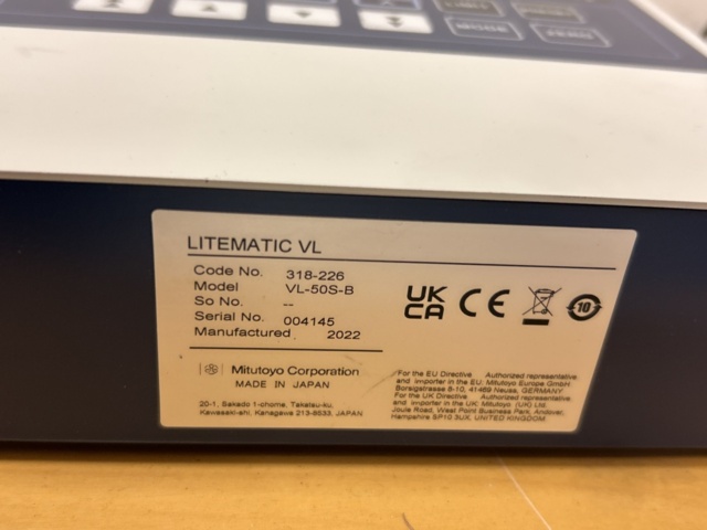 1435554-11 Mätinstrument - Mitutoyo Litematic VL-50S-B (2022)