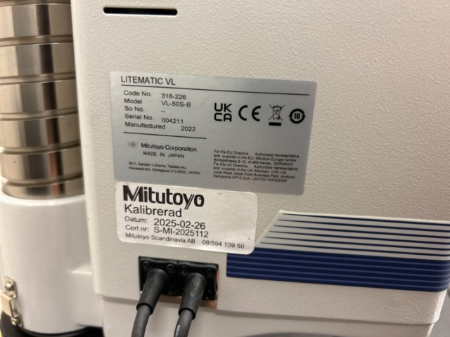 1435555-4 Mätinstrument - Mitutoyo Litematic VL-50S-B (2022)