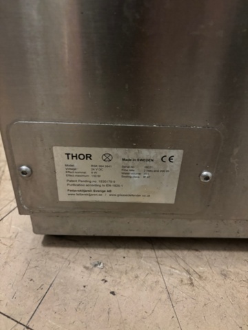 1407997-6 THOR Grease separator, stainless steel