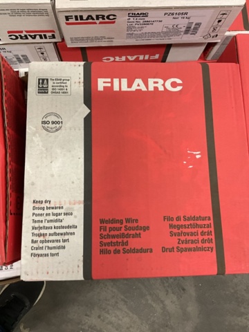 1406940-2 15 st. paket med svetstråd FILARC  PZ6105R 1,4 mm