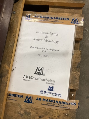 1406941-9 Track grinder Swede grinder 2500-75-100