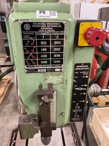 1406942-2 Pillar drilling machine Solberga SE 725