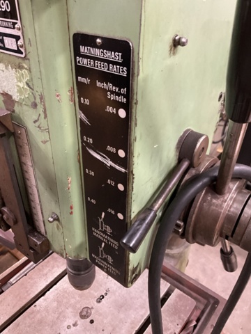 1406942-7 Pillar drilling machine Solberga SE 725
