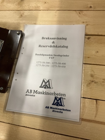 1406944-6 New belt sander Swede Grinder