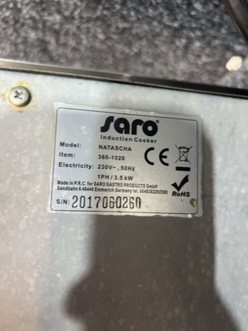 1420405-4 Induktionsplattor 2 st - Saro