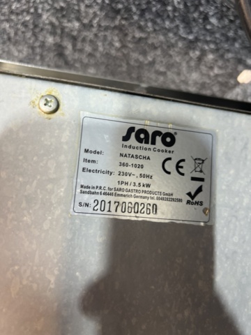 1420405-5 Induktionsplattor 2 st - Saro