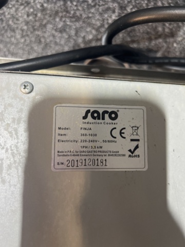 1420405-6 Induktionsplattor 2 st - Saro