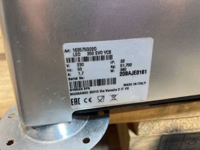 1420404-4 Cutting machine - Sirman LEO 350 EVO VCS