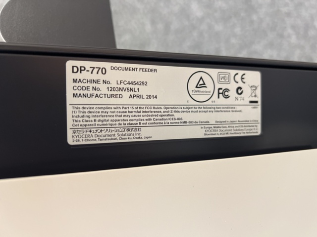 1461160-9 Multifunktionsskrivare Kyocera 4551ci - 2014