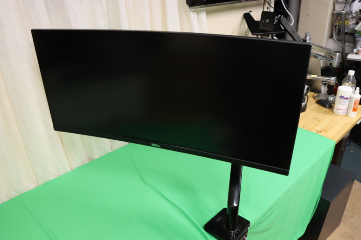 1295796-1 Välvd monitor/skärm Dell LCD 34 tum med stativ