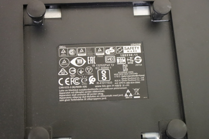 1295796-10 Välvd monitor/skärm Dell LCD 34 tum med stativ