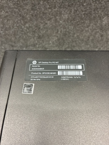 1461166-7 Computer HP Desktop pro pci mt