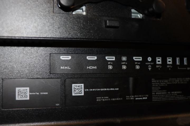 1295796-11 Välvd monitor/skärm Dell LCD 34 tum med stativ