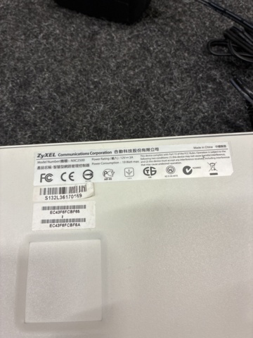 1461175-11 Wireless LAN Controller Zyxel NXC2500