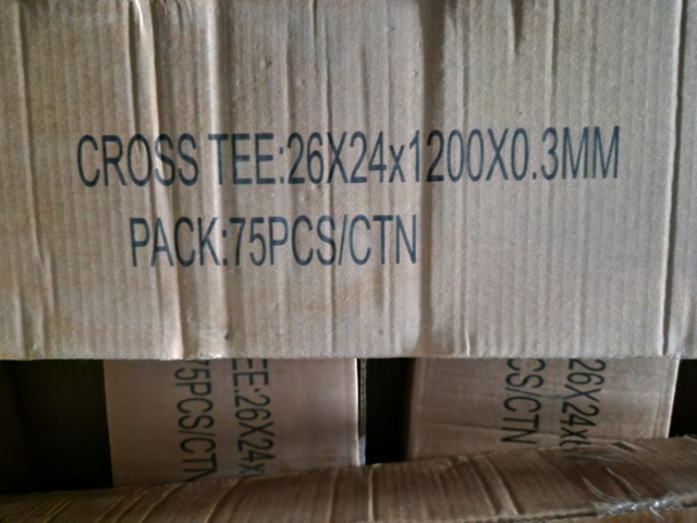 1461139-6 Complete suspended ceiling package white color with support structure 80m2