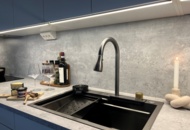 1461141 Sink in stainless black steel, new - shipping included