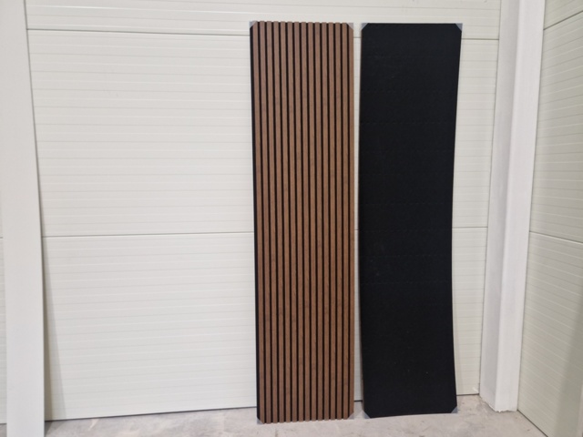 1461142-5 Akustikpaneler 21 paket mörk ekfärg - 60,48 m²