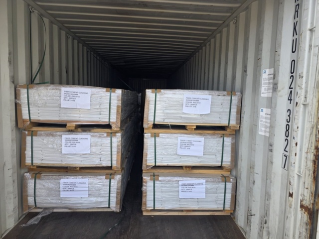 1461146-2 New/unused fiber cement panels 200 m2