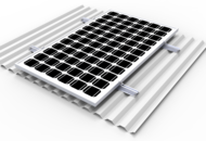 1461148 Mounting system for 26 solar panels - Sheet metal roof