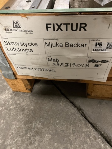 1406965-5 Diverse fixturer  "Mjuka backar "