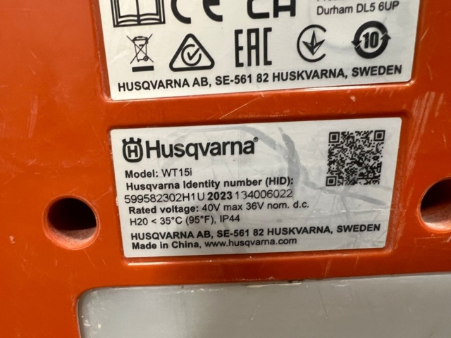 1426903-3 Battery-powered water tank Husqvarna WT 15i