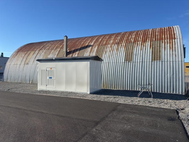 1461184-6 Plåtbyggnad båghall 23m x 15m