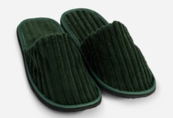 1461199 Slipper 100 st – Ribbad frotté, antihalksula, 26 cm (ca 41-42))